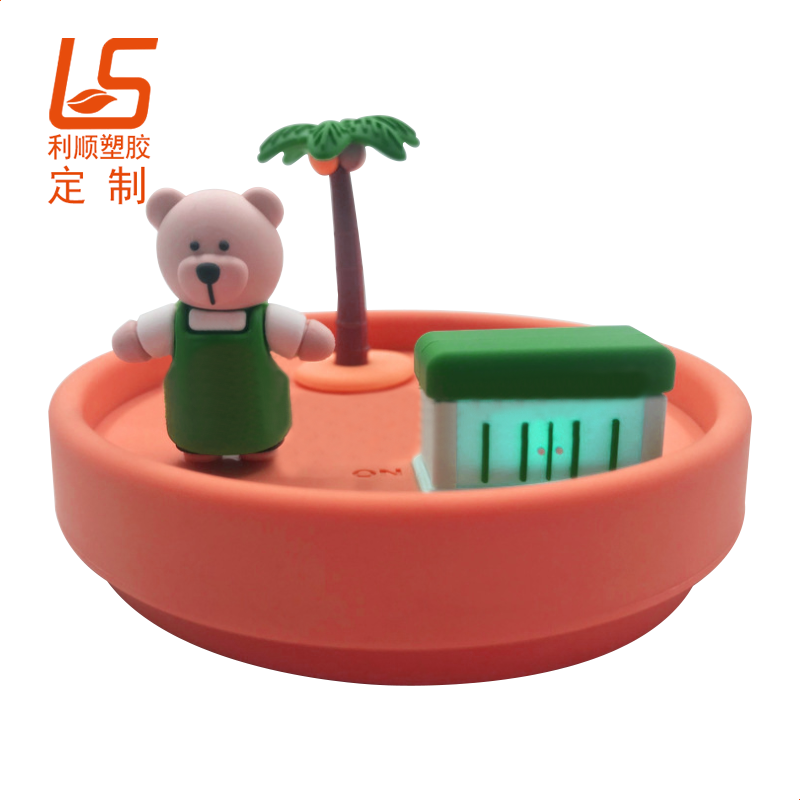 硅膠LED發(fā)光杯蓋禮品